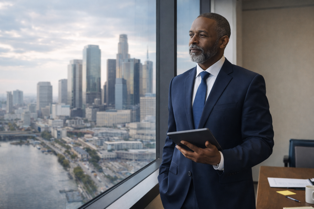 Confident leader prepared for operational disruption