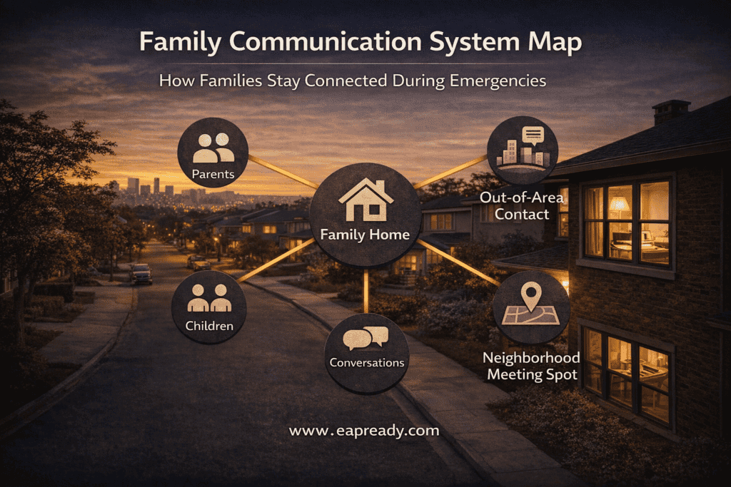 Family Communications System Map