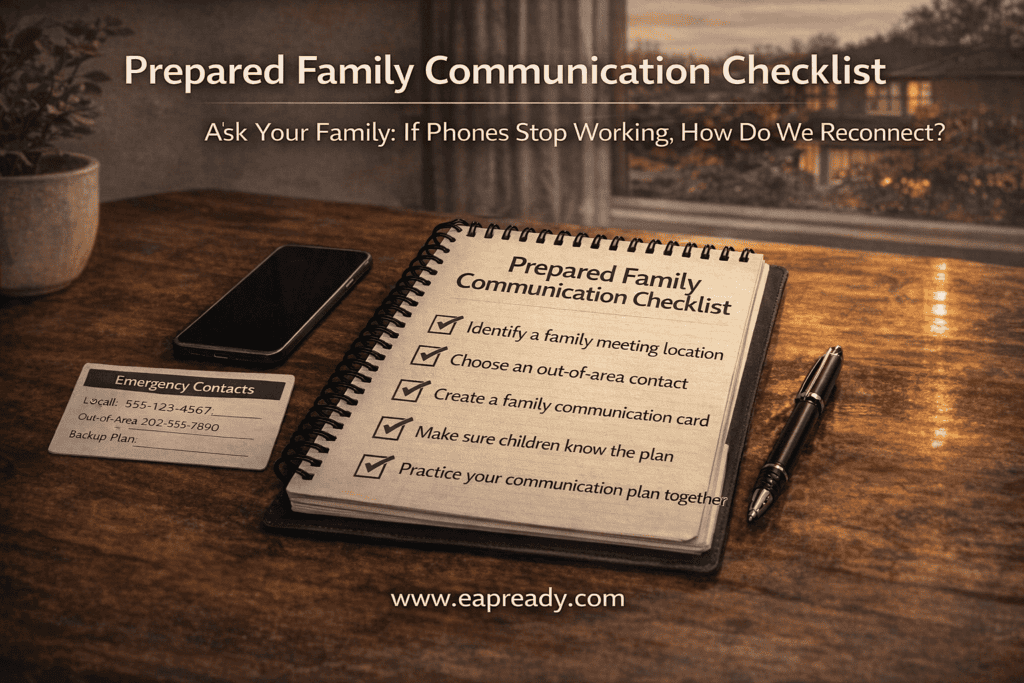 Prepared Family Communication Checklist