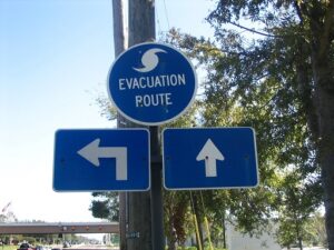Hurricane season preparedness evacuation routes