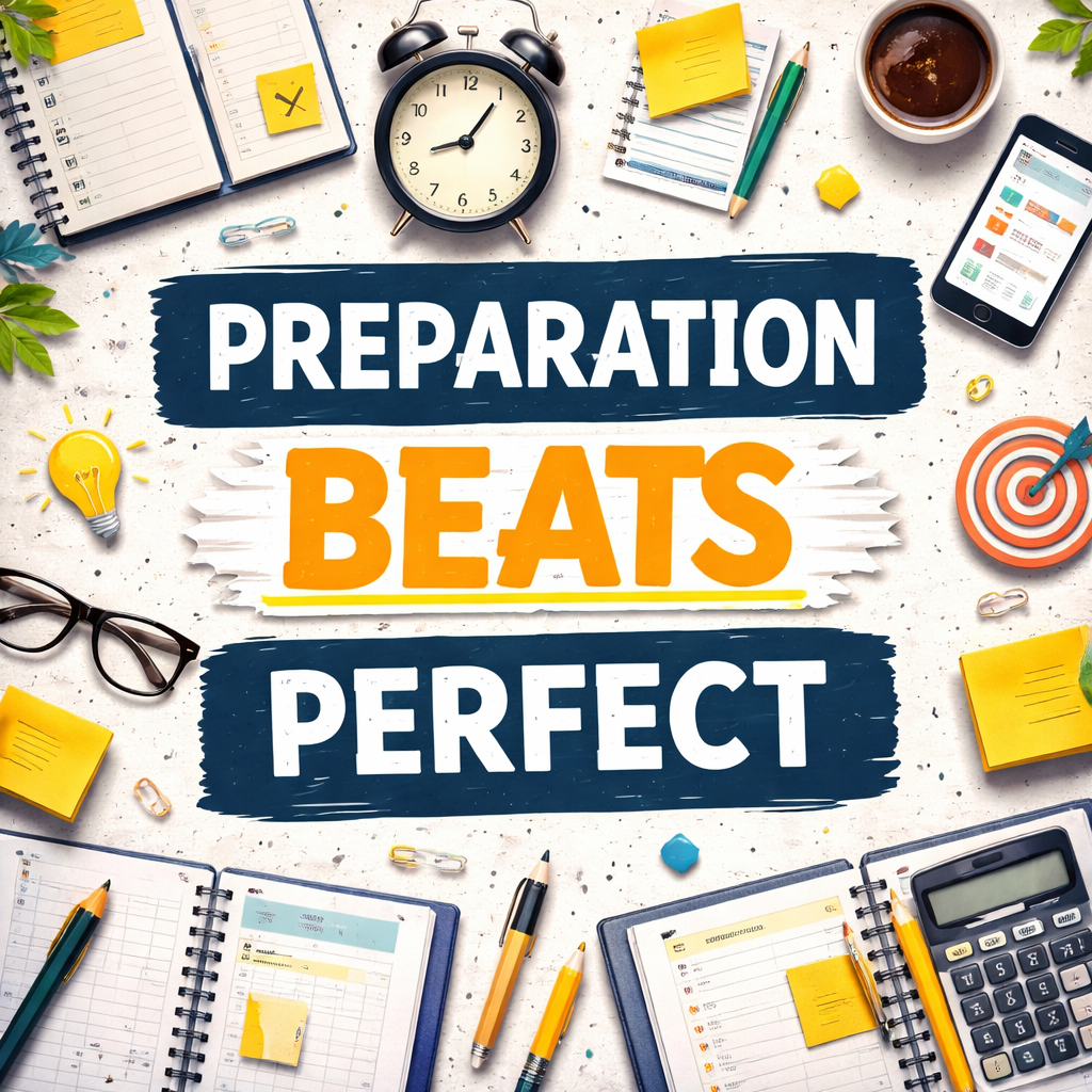 Prepared Beats Perfect