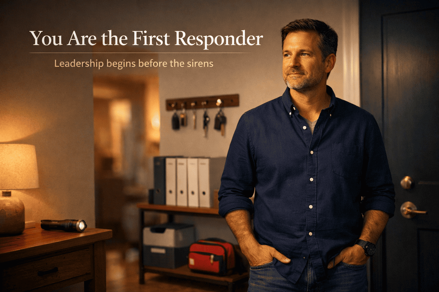 Leadership begins before the sirens