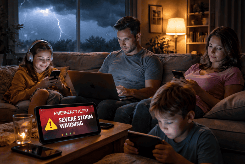 Family dismissing emergency warning due to misinformation