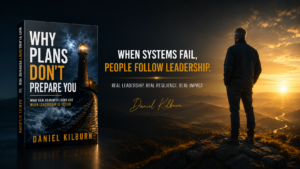 Connects the blog directly to the book and brand message.