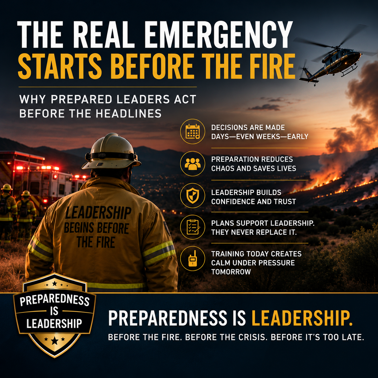 The Real Emergency Starts Before The Fire Cover