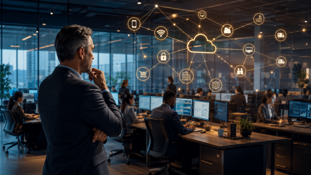 Business continuity leadership evaluating hidden technology dependencies across critical business operations.